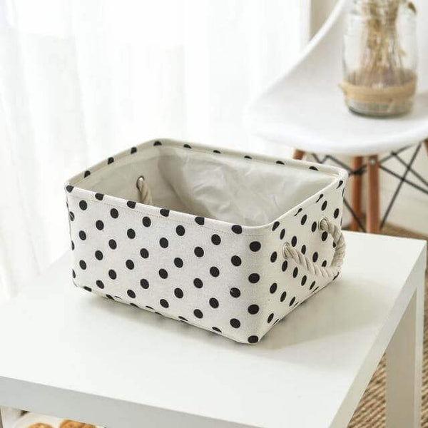 Folding Storage Box | Laundry Basket With Handle