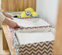 Folding Storage Box | Laundry Basket With Handle